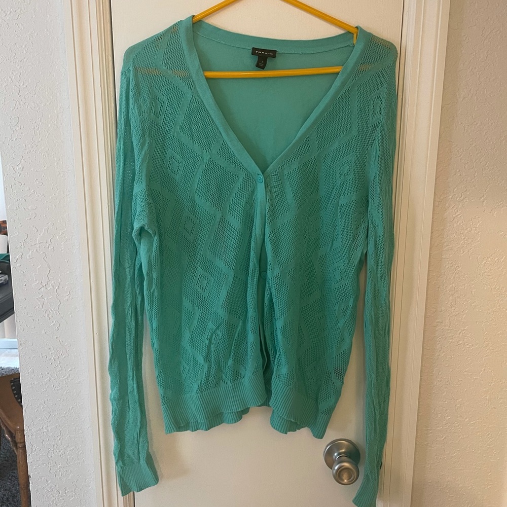 Turquoise Cardigan